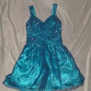 Sparkley blue formal dress